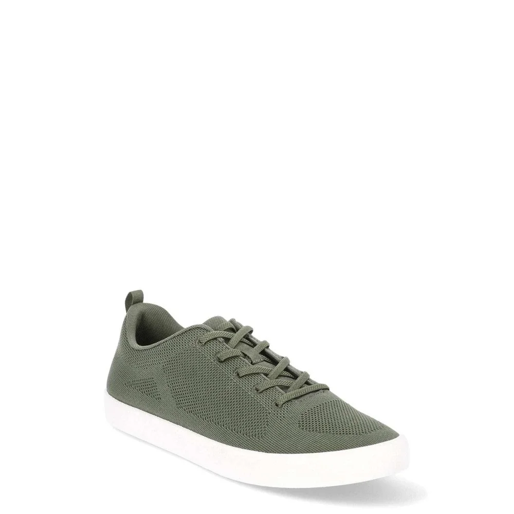 George Knit Sneaker Mens 8.5 Olive Green Light Breathable Lace‎ Up Casual Shoe